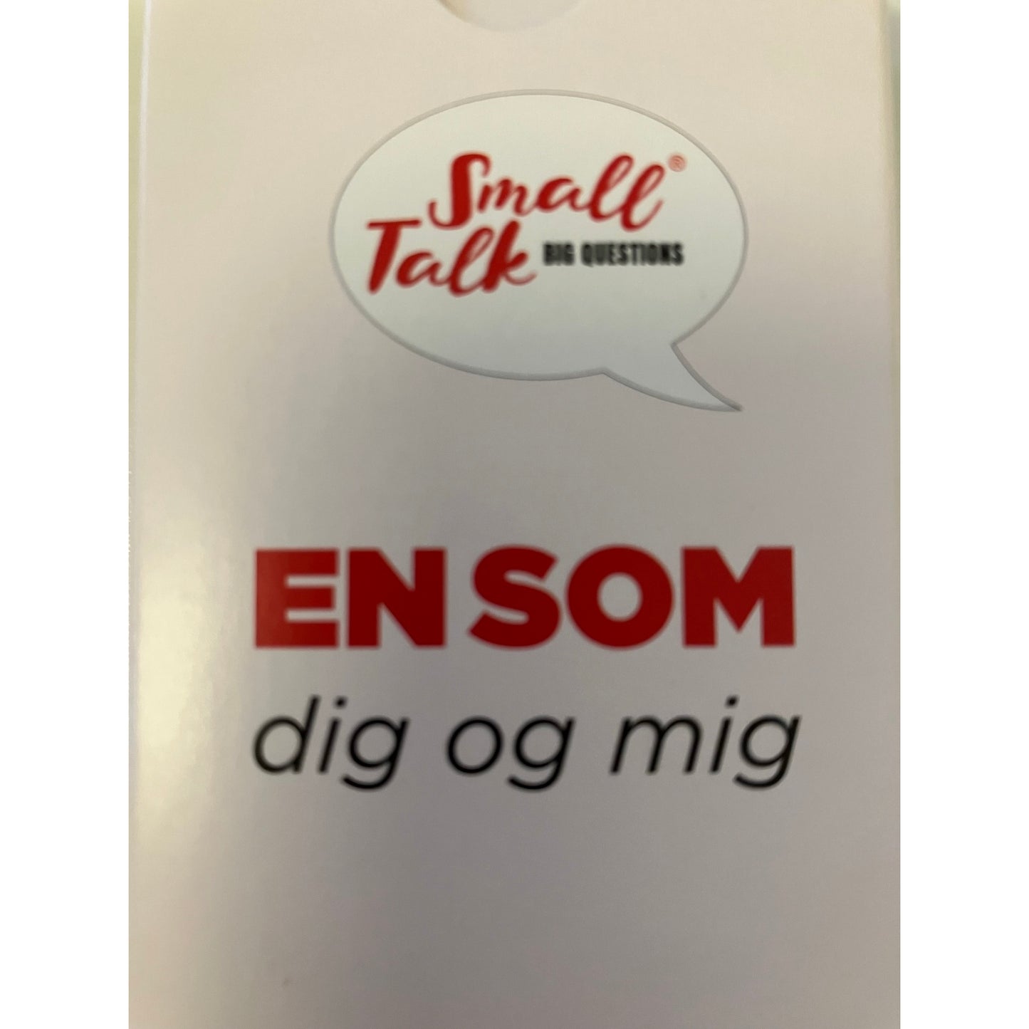 Samtalekort fra Small Talk: ”EN SOM dig og mig”