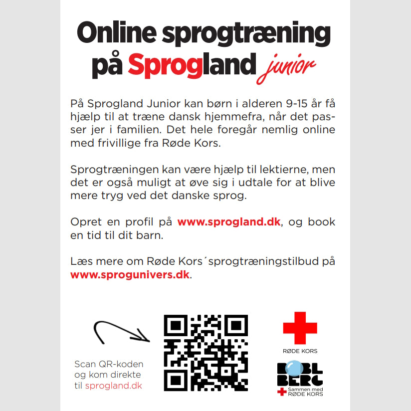 Postkort Sprogland Junior (dansk)