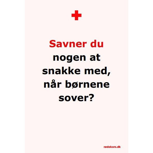 Postkort - SnakSammen: når børnene sover?