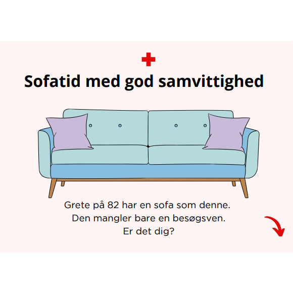 Postkort – Bliv besøgsven (sofa)