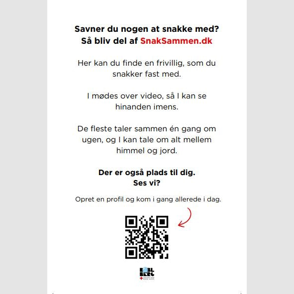 Postkort - SnakSammen: Savner du nogen at snakke med om... (samtaleemner)