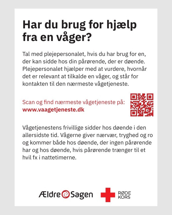Postkort: Har du brug for hjælp fra en våger? Version 2.