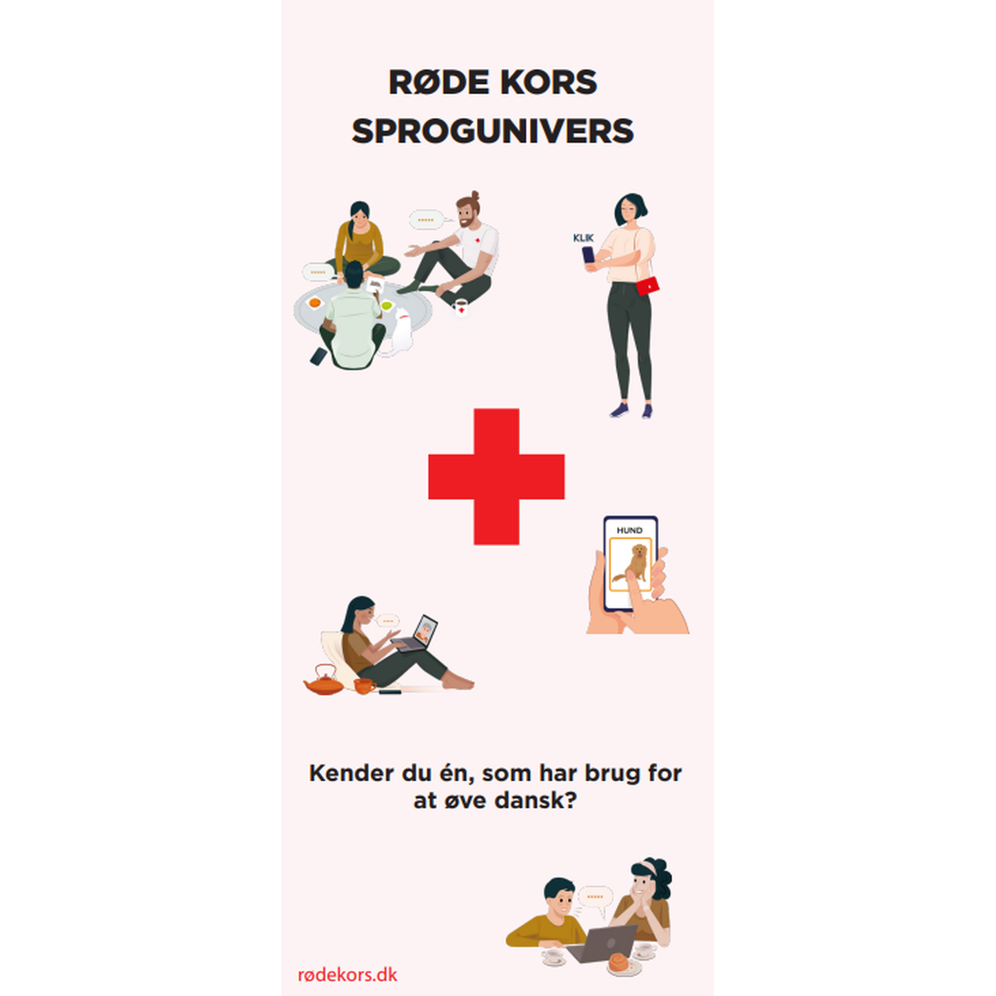 Folder: Røde Kors Sprogunivers – Samarbejdspartnere (dansk)