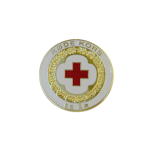 RK-emblem/årsnål - 65 år