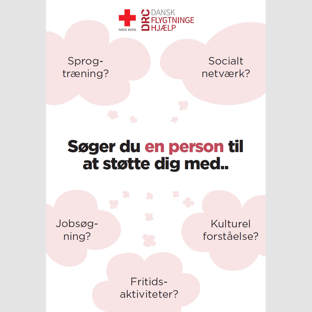 Flyer - Søger du en person til at støtte dig