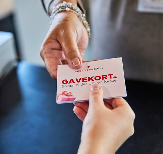 Gavekort, omslag / bundt á 20  stk.