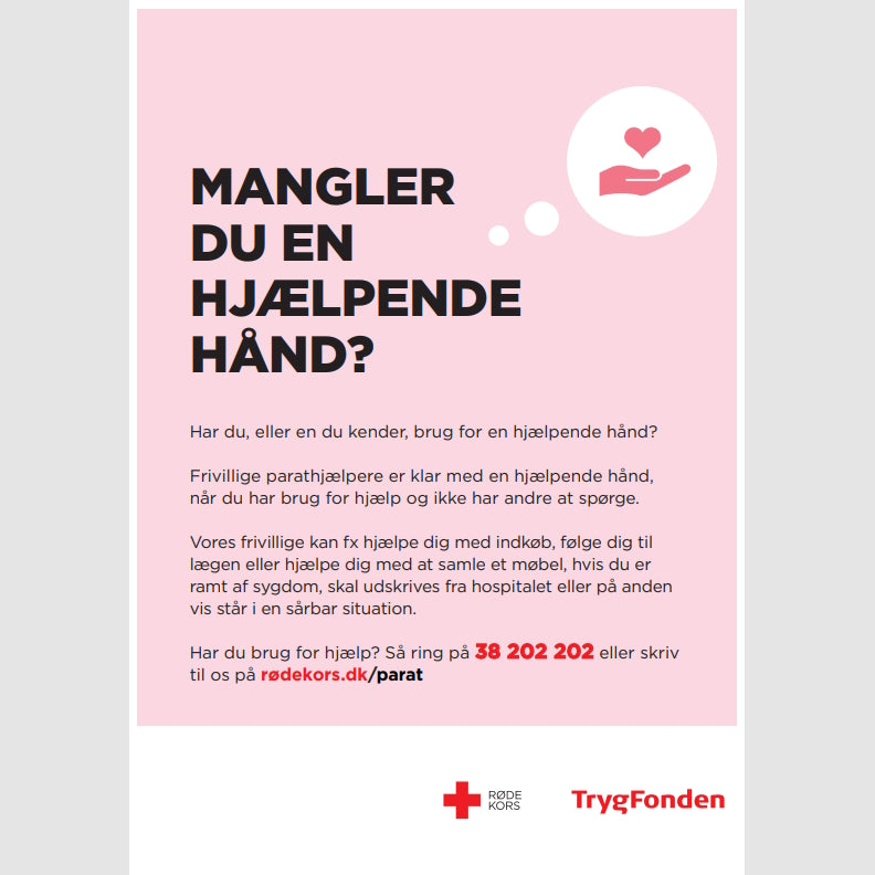 Plakat Røde Kors Parat – Røde Kors Frivilligshop