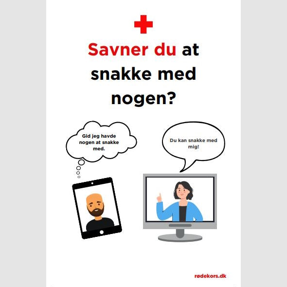 Postkort - SnakSammen: Savner du at snakke med nogen?