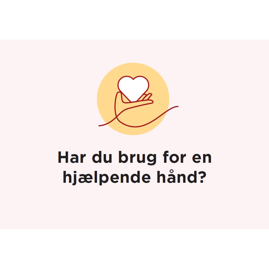 Røde Kors Parat modtager-visitkort: Har du brug for en hjælpende hånd ...