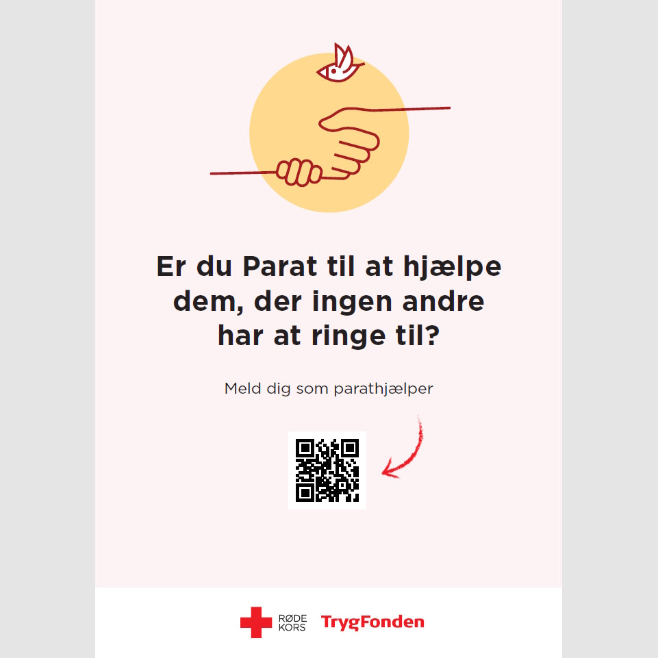 Røde Kors Parat parathjælper-postkort: Rekruttering – Røde Kors ...