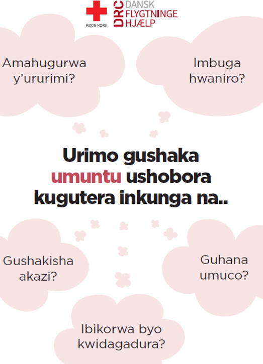 Flyer - Søger du en person til at støtte dig? (kinyarwanda)
