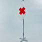 FLAG - Røde Kors bordflag 50 cm
