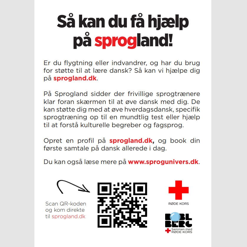Postkort - Sprogland – Deltagere (dansk)